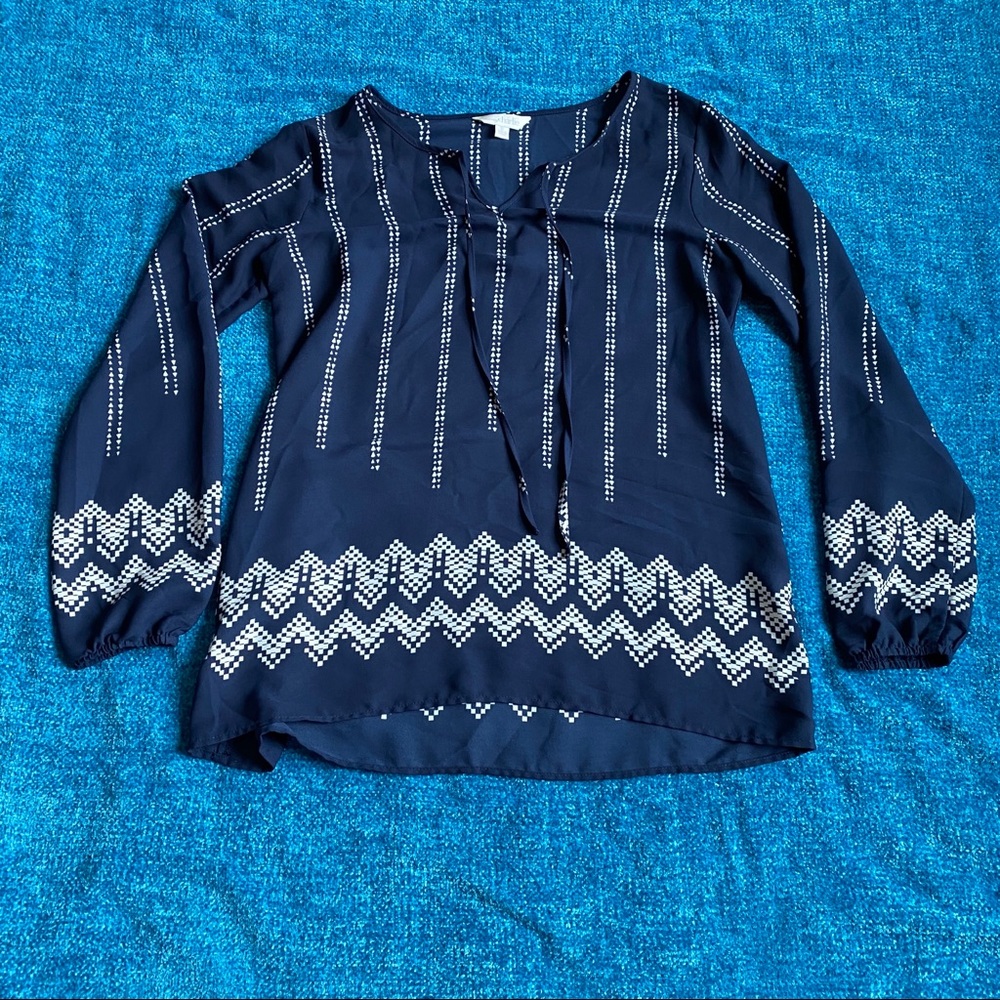 Tie-Front Blouse